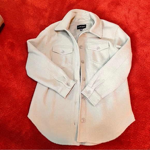 ♥️Host Pick♥️Mint green shacket size large - Picture 1 of 8